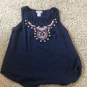 Blue tank top